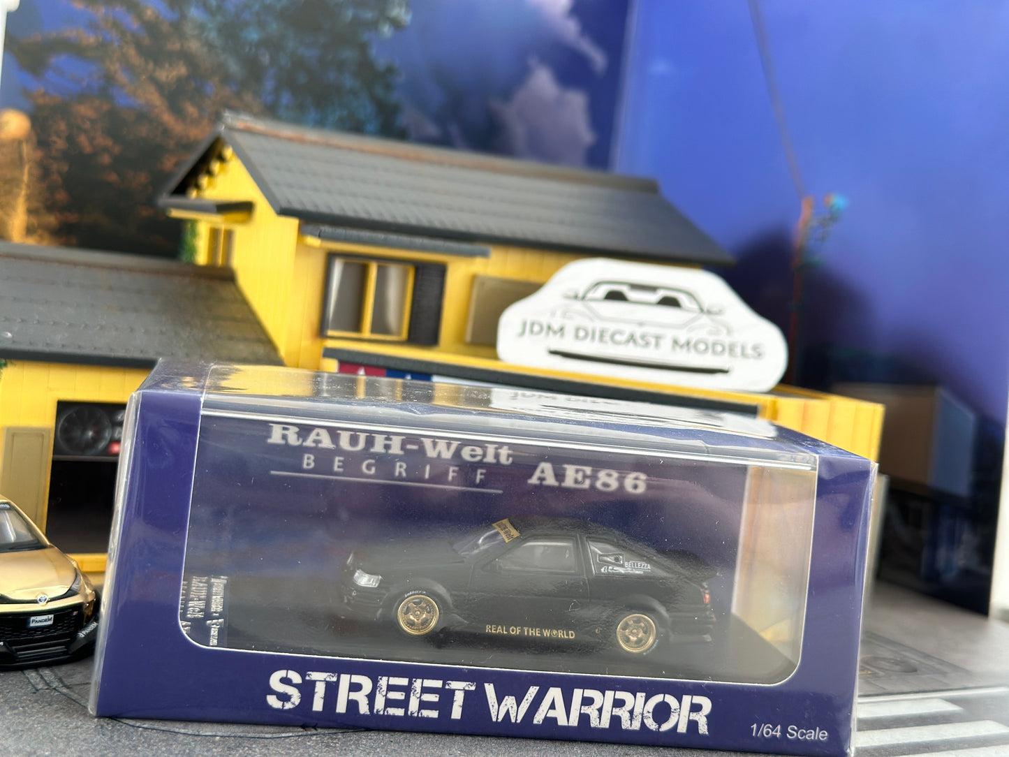 Street Weapon Toyota RWB AE86 Sprinter Trueno Wide-body Matt Black