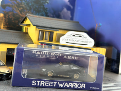 Street Weapon Toyota RWB AE86 Sprinter Trueno Wide-body Matt Black