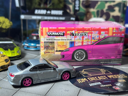 [Chase] Tarmac Works VERTEX Nissan Silvia (S15) Pink T64G-023-PI