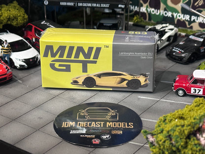 Mini GT Lamborghini Aventador SVJ Giallo Orion Yellow MGT00563