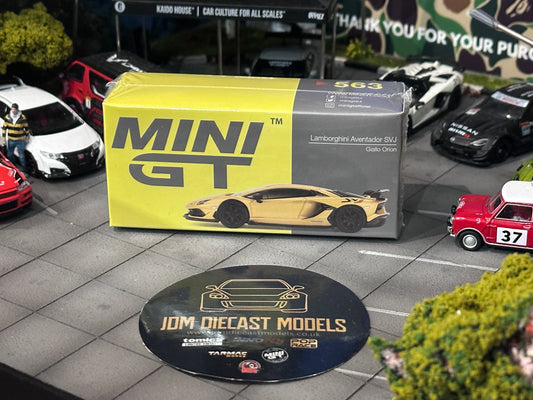 Mini GT Lamborghini Aventador SVJ Giallo Orion Yellow MGT00563