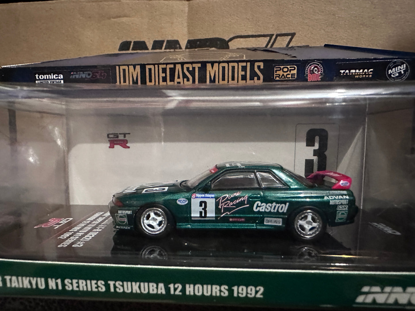 Inno64 Nissan Skyline GT-R (R32) #3 "Castrol" Super Taikyu N1 Series
Tsukuba 12 Hours 1992