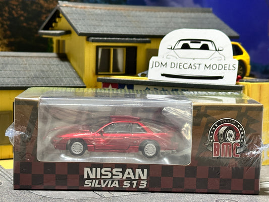 BM Creations Nissan Silvia S13 Metallic Red (RHD) 64B0300