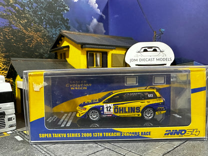 INNO64 Mitsubishi Lancer Evolution IX Wagon #12 Ohlins Super Taikyu Series 2006 13th Tokachi 24h Race IN64-EVO9W-OHL