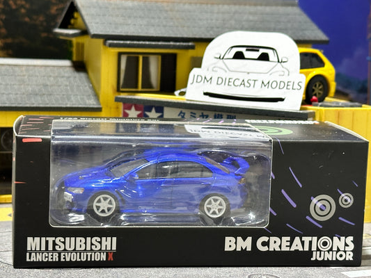 BM Creations Mitsubishi Lancer Evolution X Blue 64B0114