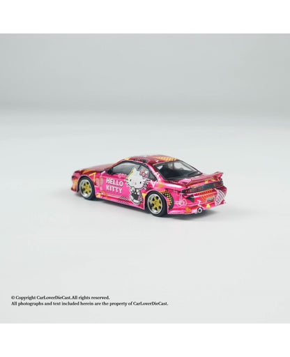 Tarmac Work VERTEX Silvia (S14) Hello Kitty Pink Chrome T64G-018-HK2