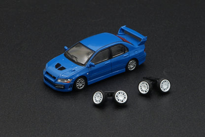 BM Creations Mitsubishi Lancer Evolution VII Blue 64B0088