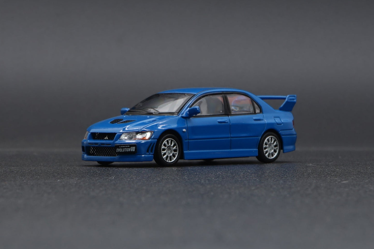BM Creations Mitsubishi Lancer Evolution VII Blue 64B0088