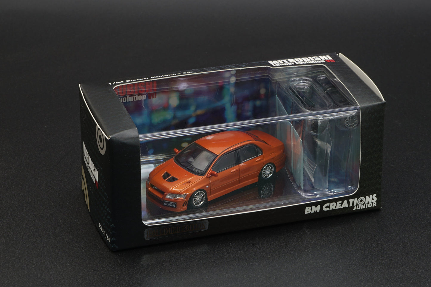 BM Creations Mitsubishi Lancer Evolution VII Custom Orange Limited 64B0130
