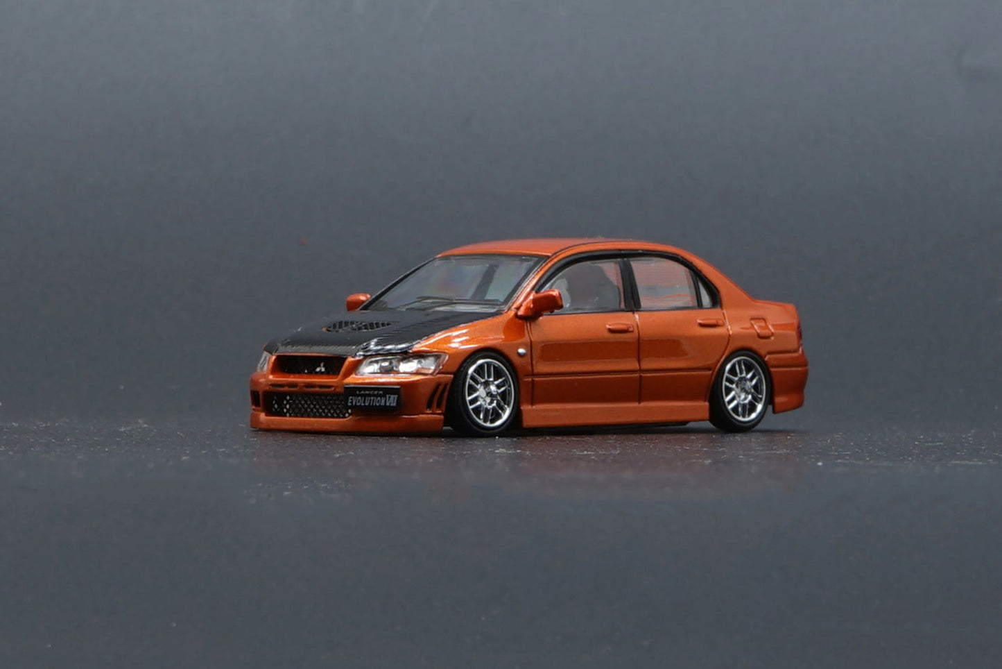 BM Creations Mitsubishi Lancer Evolution VII Custom Orange Limited 64B0130