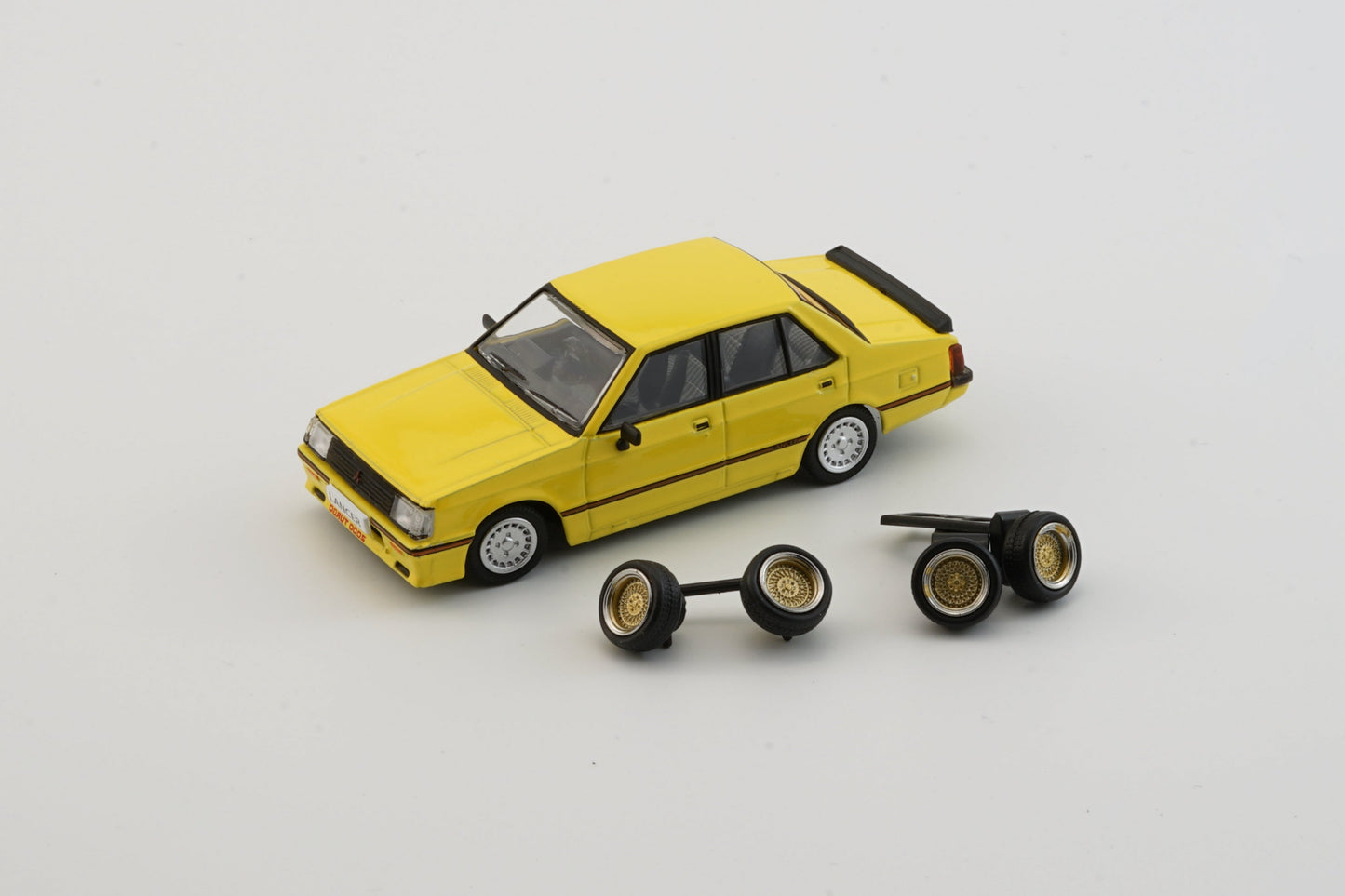 BM Creations Mitsubishi Lancer EX2000 Turbo Yellow (RHD) 64B0212