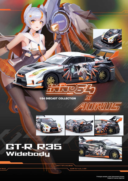 Inno64 Nissan GT-R R35 Widebody AORUS IN64-R35LB-AORUS