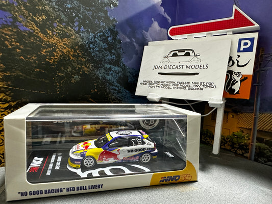 Inno64 Honda Civic Type-R EK9 NO GOOD RACING Red Bull Livery IN64-EK9-JDM14
