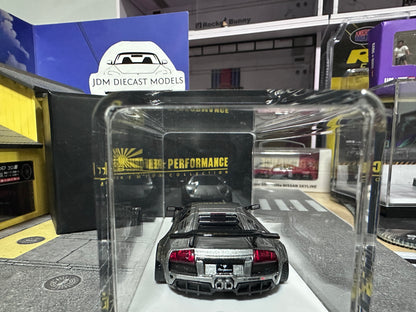 LB PERFORMANCE 1:64 LIBERTY WALK LB-WORKS Murcielago LP670 Metal Silver Resin Rare 001/999pcs