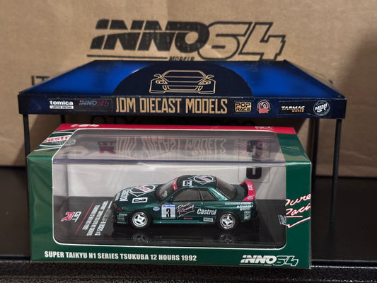 Inno64 Nissan Skyline GT-R (R32) #3 "Castrol" Super Taikyu N1 Series
Tsukuba 12 Hours 1992