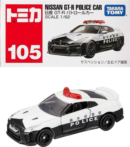 Takara Tomy Tomica No. 105 Nissan GT-R Police