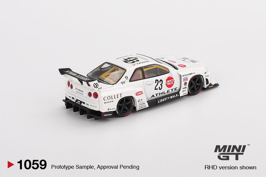 Mini GT Nissan LB-ER34 Super Silhouette ATHLETE/COLLET MGT01059