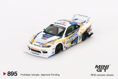 Mini GT Nissan LB-Super Silhouette S15 SILVIA #555 2023 Formula Drift Japan MGT00895