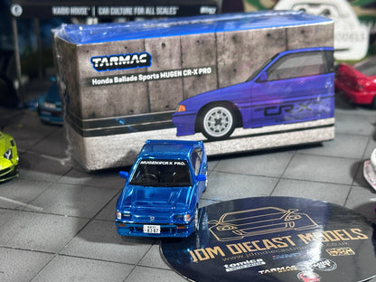 [Chrome Chase] Tarmac Works Honda Ballade Sports MUGEN CR-X PRO Blue T64G-TL058-BL