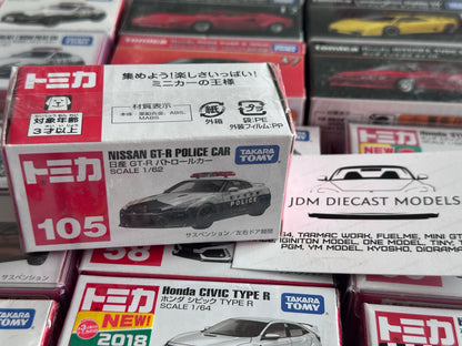 Takara Tomy Tomica No. 105 Nissan GT-R Police