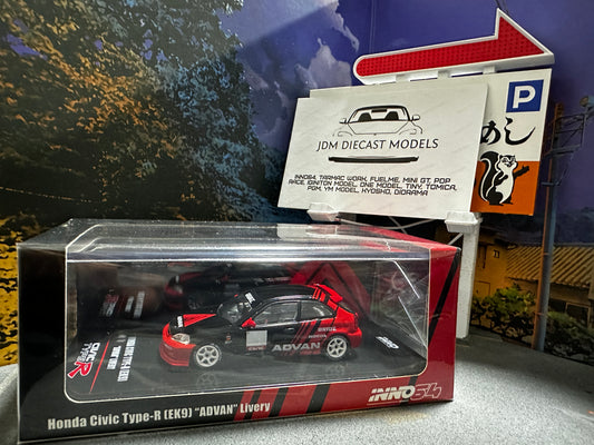 Inno64 Honda Civic Type-R EK9 ADVAN Livery IN64-EK9-AD