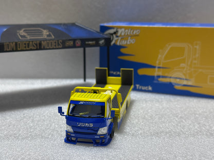 Micro Turbo Spoon Custom Tow Truck Flatbed Trailer Model