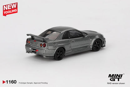 Mini GT Nissan Skyline GT-R NISMO BCNR34 CRS Version Dark Metal Grey  MGT01160