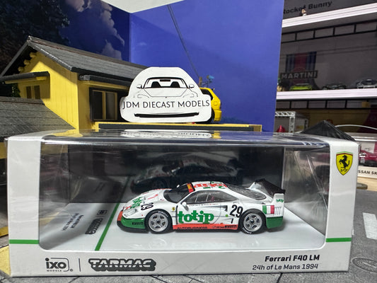 Tarmac Works Ferrari F40 LM 24hr of Le Mans 1994 A. Olofsson S. Angelastri L. Della Noce