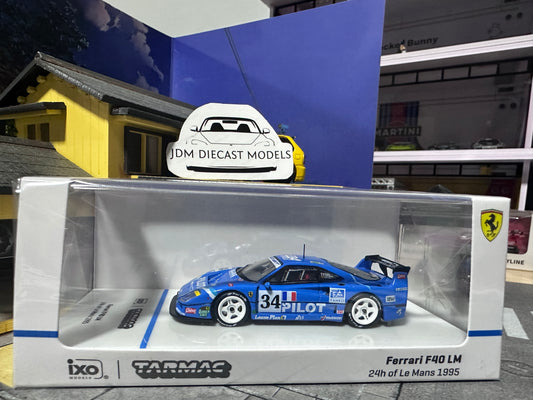 Tarmac Works Ferrari F40 LM 24hr of Le Mans 1995 M. Ferté O. Thévenin C. Palau