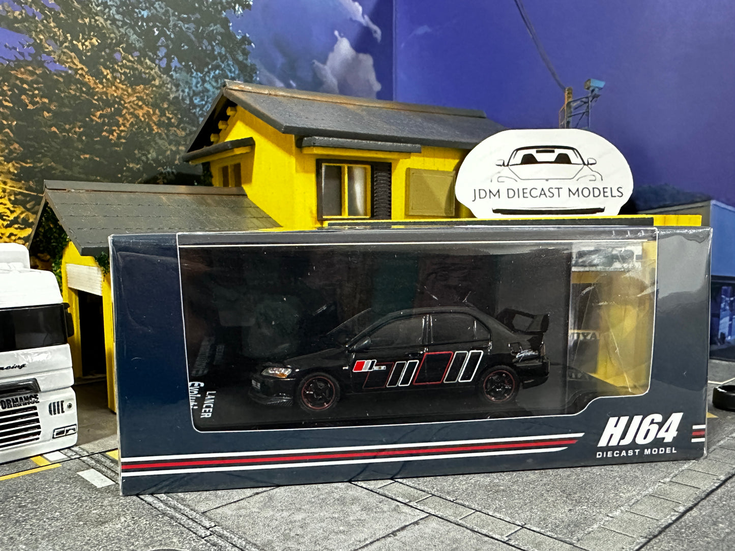Hobby Japan Mitsubishi Lancer GSR Evolution IX RALLIART Black Mica HJ646054BK