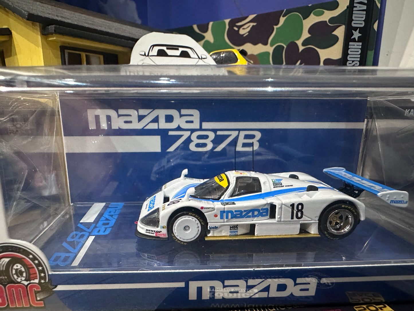 BM Creations x Tokyo Station Canada Exclusive 1/64 Mazda 787B #18 White 24H Le Mans