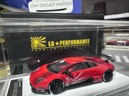 LB PERFORMANCE 1:64 LIBERTY WALK LB-WORKS Murcielago LP670 Red Resin Rare 035/999pcs
