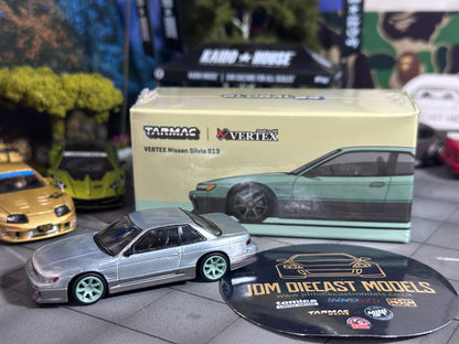 [Chase] Tarmac Works VERTEX Nissan Silvia S13 Green/Grey T64G-025-GR
