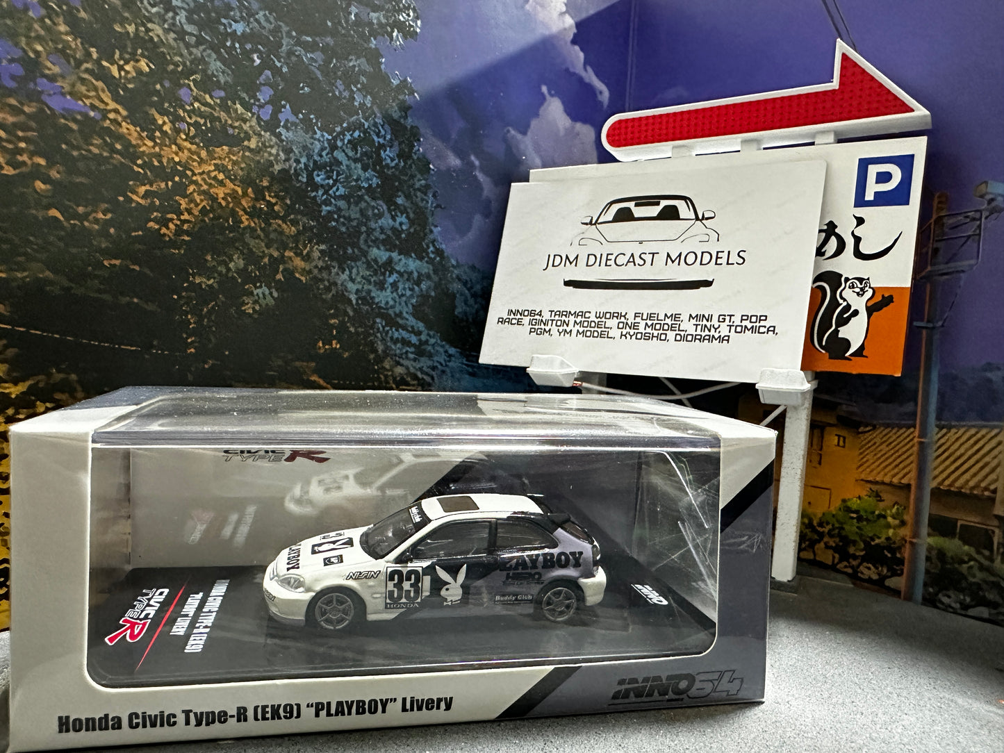 Inno64 Honda Civic Type-R EK9 Playboy Livery IN64-EK9-P8