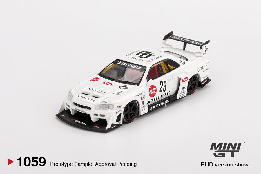 Mini GT Nissan LB-ER34 Super Silhouette ATHLETE/COLLET MGT01059