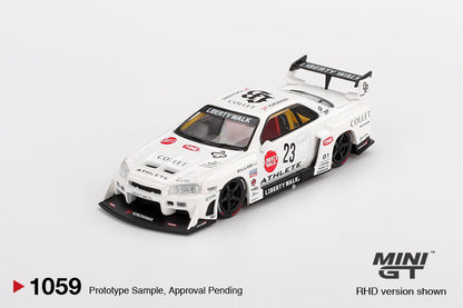 Mini GT Nissan LB-ER34 Super Silhouette ATHLETE/COLLET MGT01059