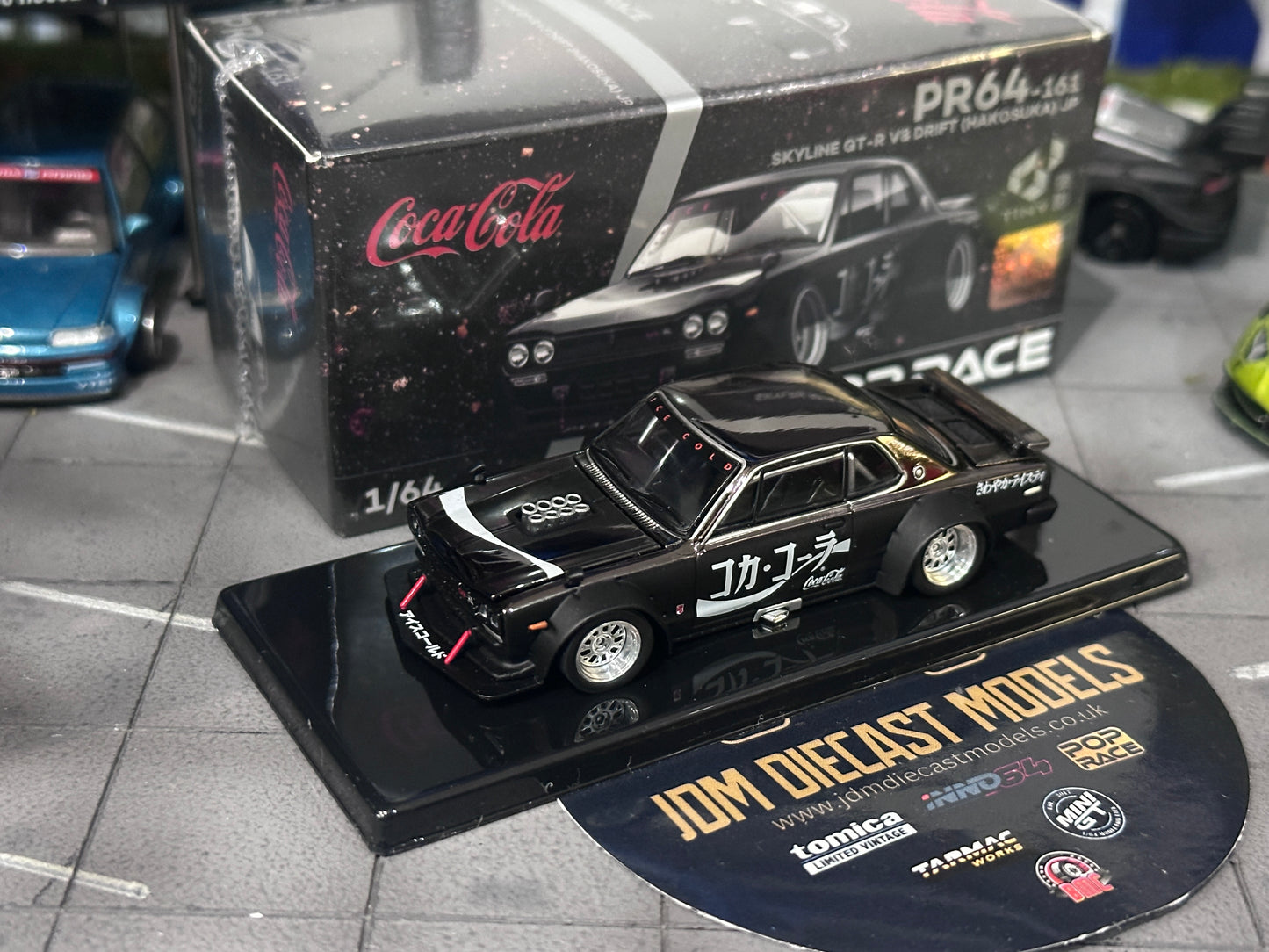 Poprace Skyline GT-R V8 Drift Hakosuka Coca Cola Zero JP Black Chrome PR640161