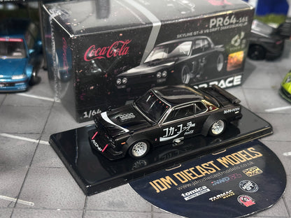 Poprace Skyline GT-R V8 Drift Hakosuka Coca Cola Zero JP Black Chrome PR640161