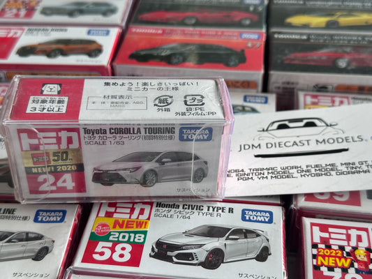 Takara Tomy Tomica No. 24 Toyota Corolla Touring White 50th Anniversary Special First Edition 2020 First Release