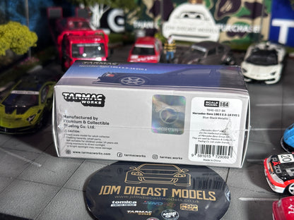 Tarmac Works Mercedes-Benz 190 E 2.5-16 EVO 1 Blue-Black Metallic T64G-057-BK