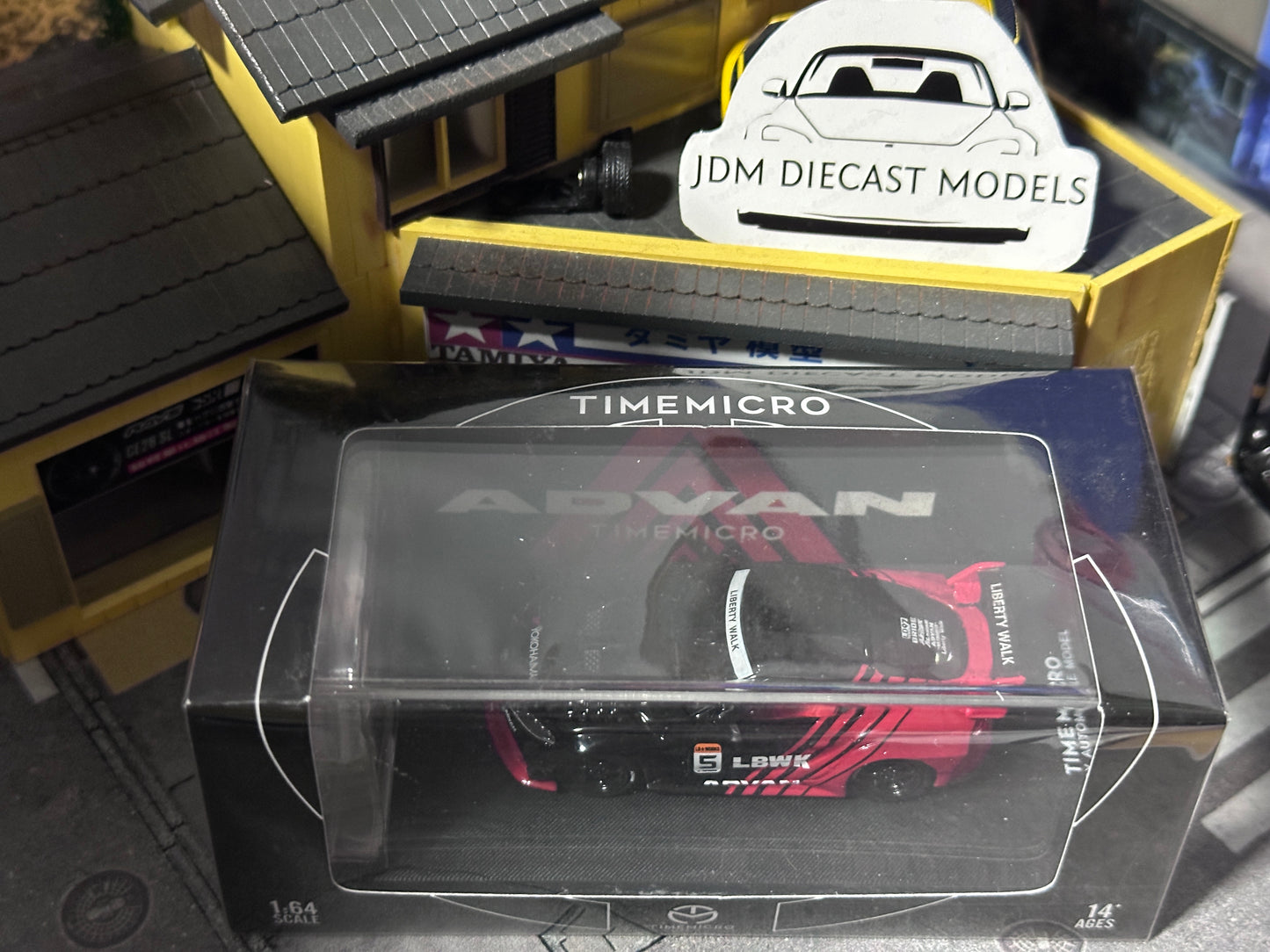 TimeMicro 1/64 Toyota Supra ADVAN with figure