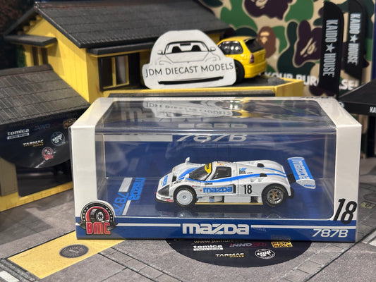 BM Creations x Tokyo Station Canada Exclusive 1/64 Mazda 787B #18 White 24H Le Mans