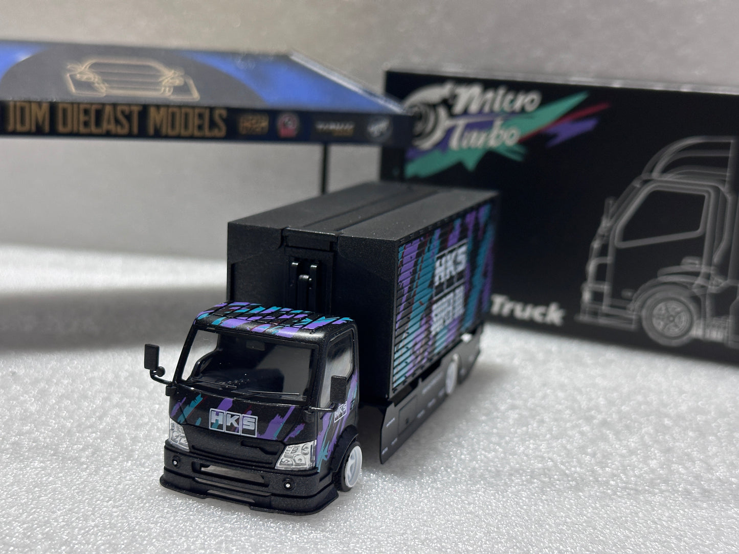 Micro Turbo HKS Custom Tow Truck Classic Black Limited Edition MT6404B7