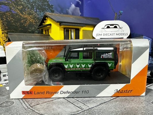 Master Land Rover Defender 110 Comes with Christmas Tree and Expedition Items (Clean Version)