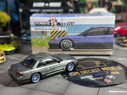 [Chase] Tarmac Works Nissan Silvia S13 Vertex Blue Gray T64G-025-PU