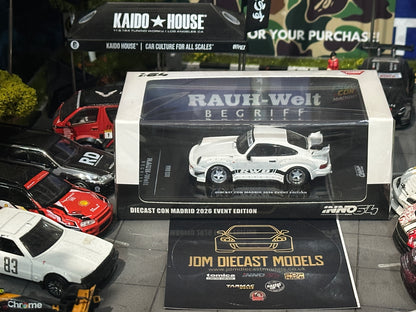 Inno64 RWB 930 Matt White Diecast Con Madrid 2026 Event Edition