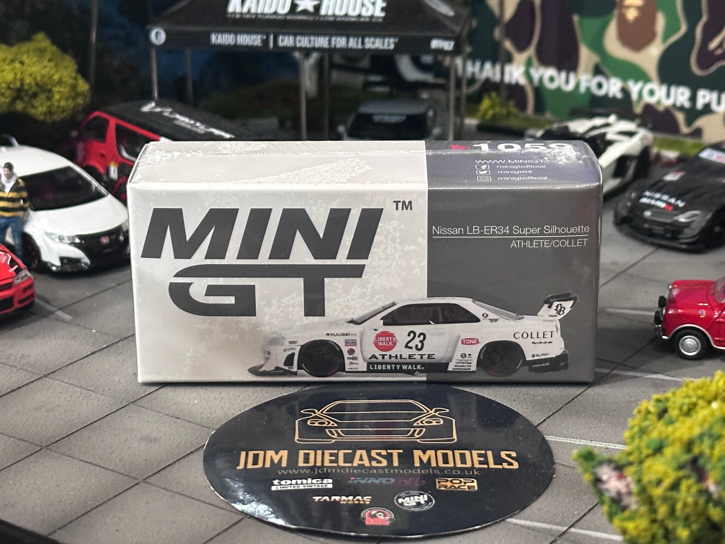 Mini GT Nissan LB-ER34 Super Silhouette ATHLETE/COLLET MGT01059