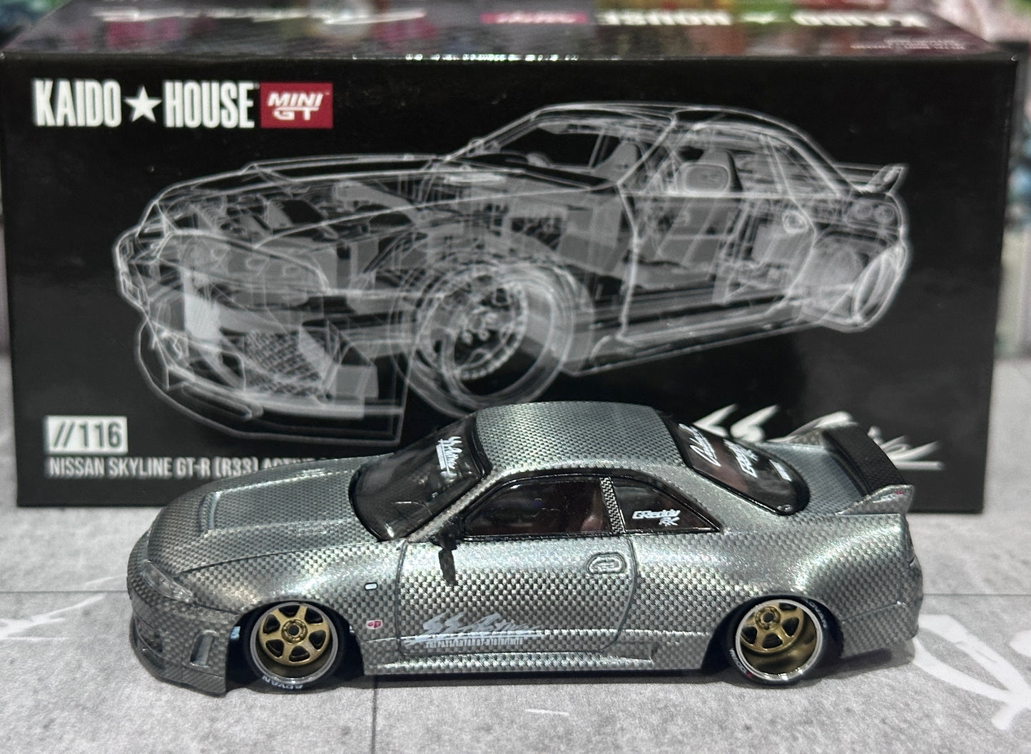 [Chase] Kaido House KHMG116 NISSAN SKYLINE GT-R (R33) ACTIVE CARBON R