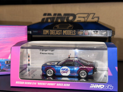 Inno64 Nissan Silvia S14 Rocket Bunny BOSS Aero "Tofugarage"