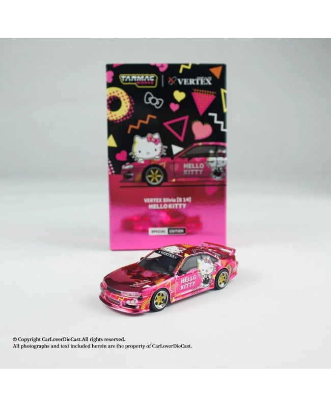 Tarmac Work VERTEX Silvia (S14) Hello Kitty Pink Chrome T64G-018-HK2